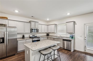 Gorgeous kitchen with granite countertops and plen