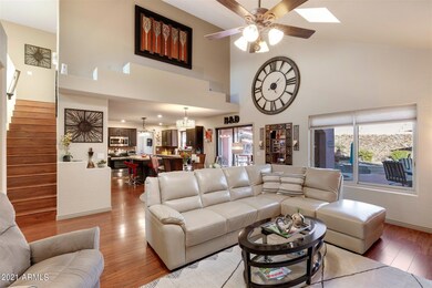 Living room looking into back yard