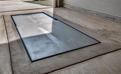 View of entry to storm shelter