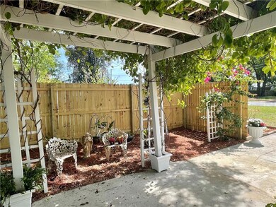 Front Entrance Pergola Area