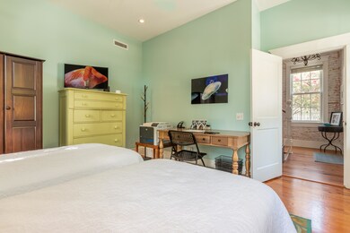 Main-floor bedroom & desk