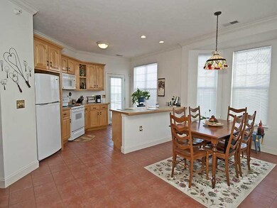 Kitchen. Bright and open Kitchen layout with terra