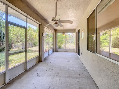 Screened Porch with New Screens and 2 Ce