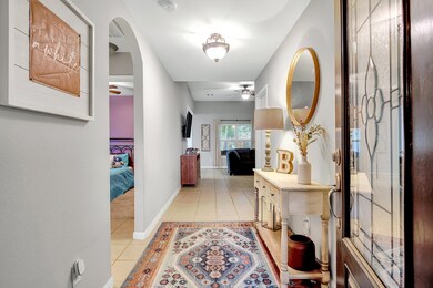 Spacious area as you enter the home. Secondary bed