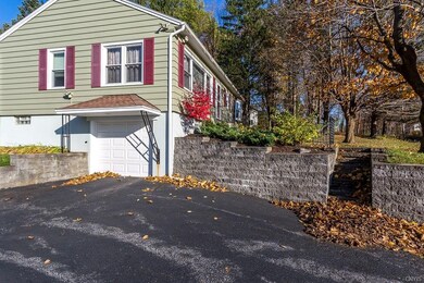 One car garage and front entrance