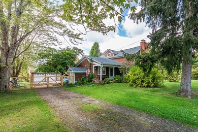 House set back from Road
