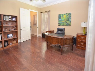 Located off the foyer, currently used as an office