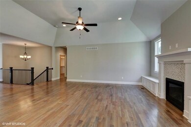 Great room with gas fireplace and built-ins under 