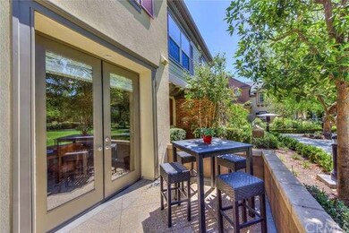 Patio doors from your dining room to your patio ar
