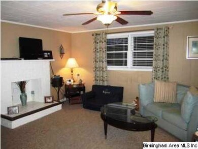 Living room attached to kitchen