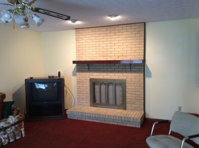 fireplace in family room