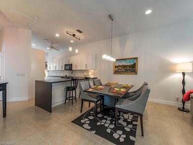 Dining and open kitchen