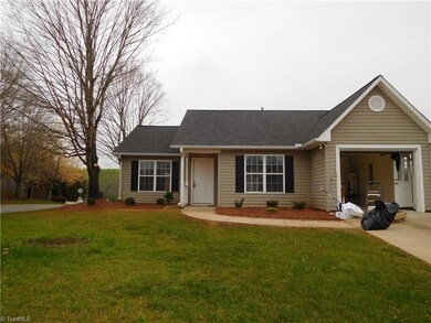 One Car Attached Garage - finishing up and cleaning.  Nice corner lot.