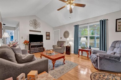 Great Room with Vaulted Ceiling