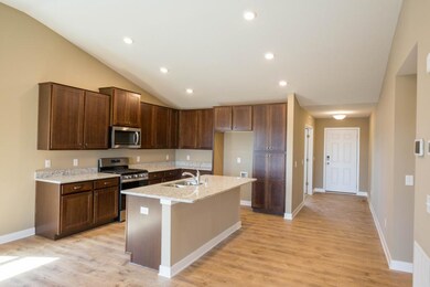 The kitchen from a different perspective. Just a p