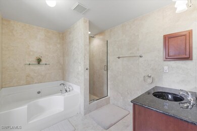 Master Bathroom, separate shower and tub.