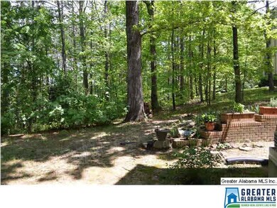 The private wooded view