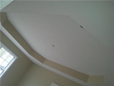 Trey ceiling in master bedroom