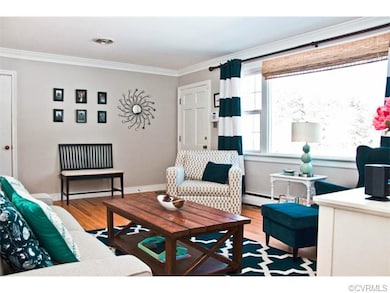 Formal Living Room & Entry Hall, Gorgeous Moldings