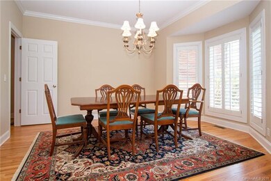 Dining Room with bay window