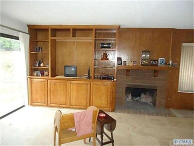 family room with fireplace