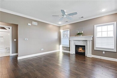 Natural light pours onto pristine hardwoods