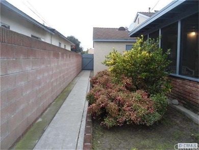 Right side of the house