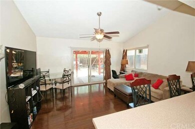 The Kitchen looks out to the open family Room with