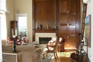 Living Room Fireplace & Cabinets
