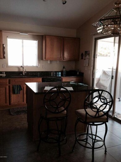 Kitchen area, wih granite counter tops
