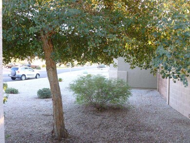 over rear block wall towards street