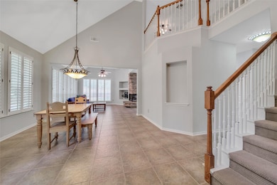 Step inside and appreciate the high ceilings and g