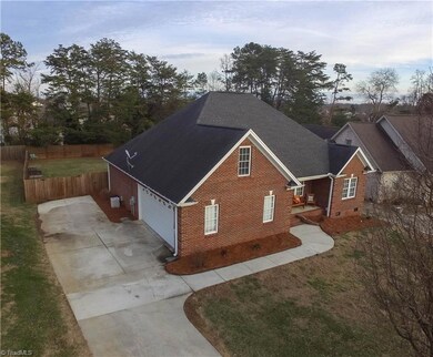 Brick exterior and 2 car garage.