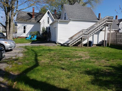 Right side with yard