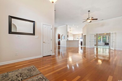 Spare room featuring hardwood / wood-style floorin