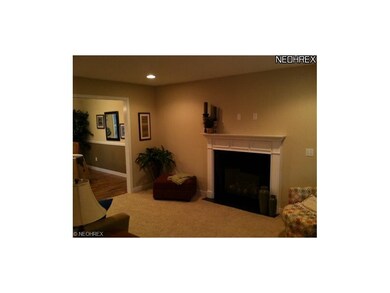 Formal living room with fireplace