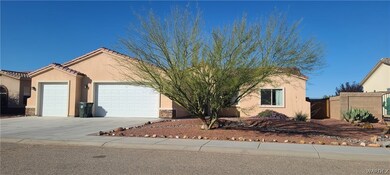Simply landscaped front yard.
