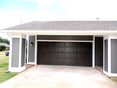 Large double car garage.