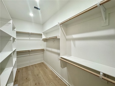 Large walk in closet
