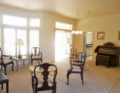 Living room and formal dining area