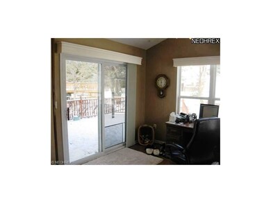 Sunroom to Large deck (currently used as office)