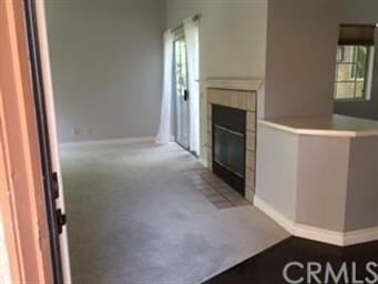 Fireplace in living room