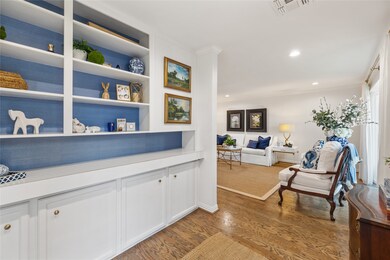 The spacious foyer is the perfect 