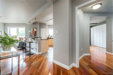 View from foyer hallway, bedroom #2 is to the righ