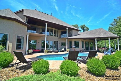 Stunning gunite pool with multiple balconies and s