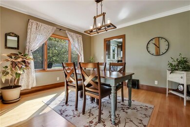 Nice bright dining space