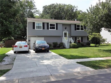 NEWER CONCRETE DRIVEWAY..... this home is a cream 