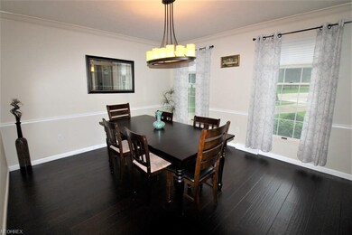 Dining Room Features both Chair and Crown Moldings