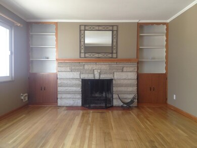 Living Room with Stone Fireplace & More!