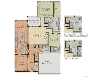 First floor layout of home